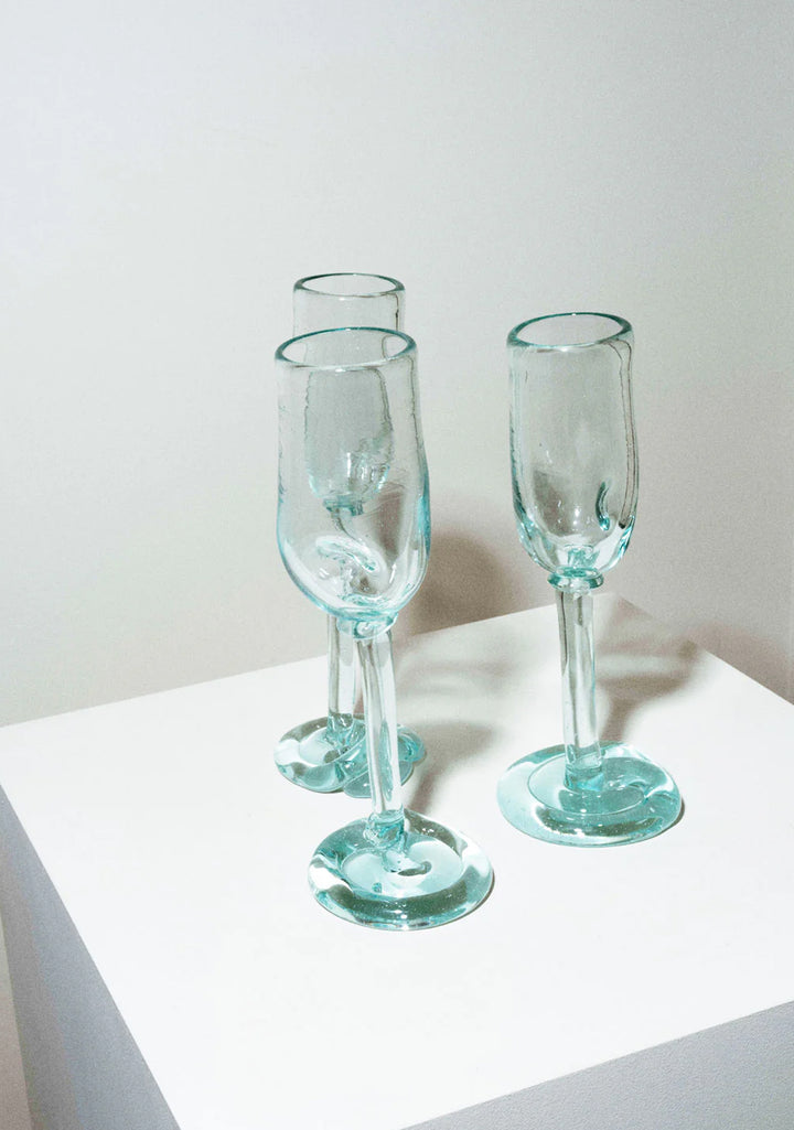 Thaw Recycled Flute Glass