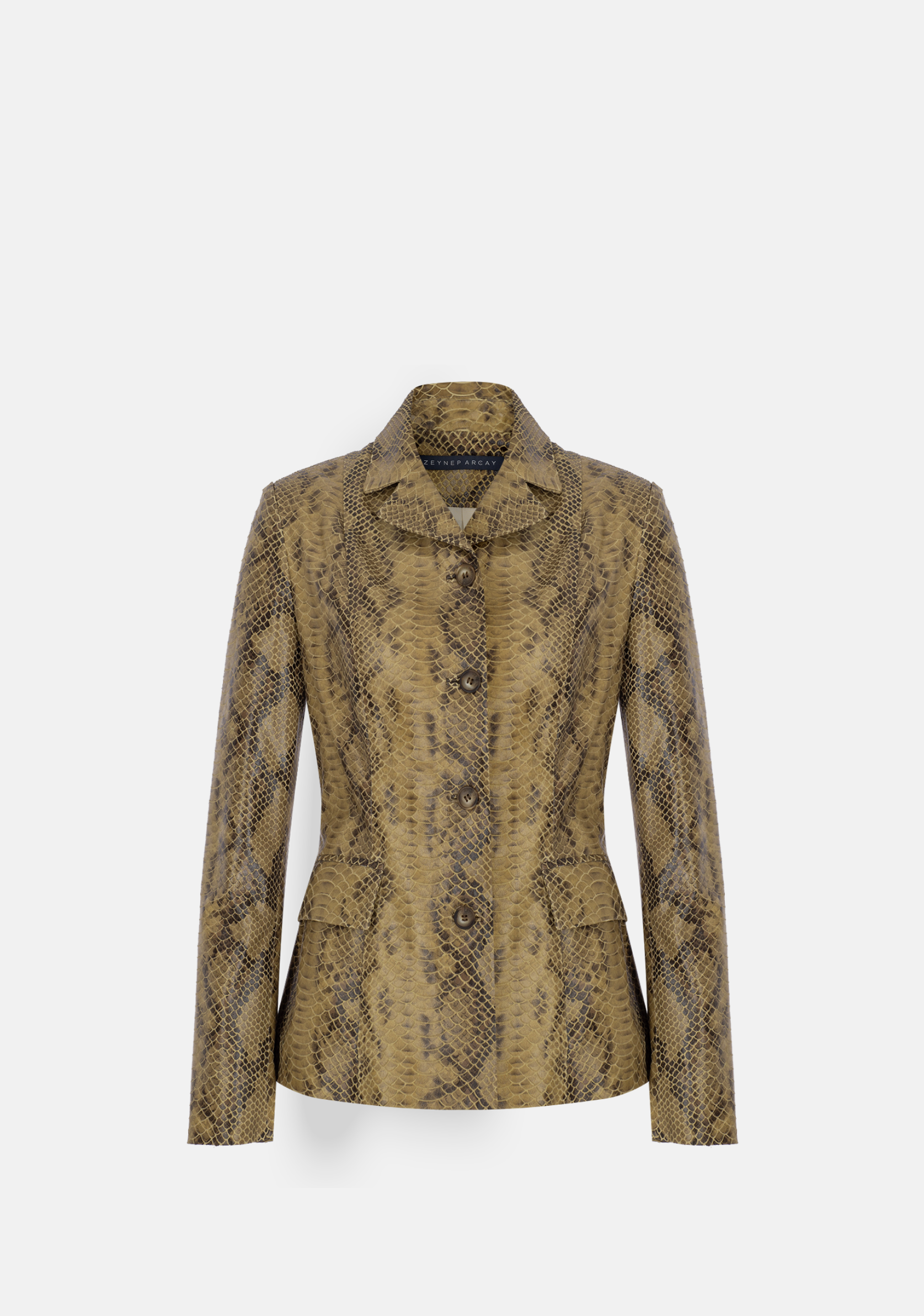 Vintage Snake Print Jacket