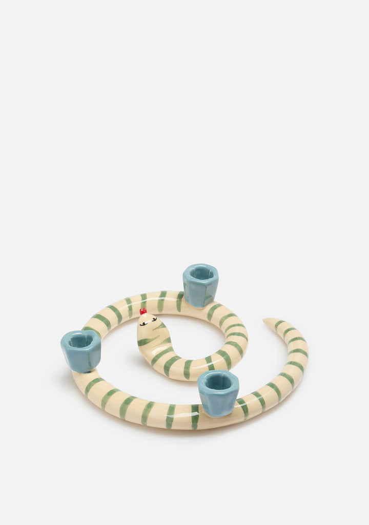 Sneaky Stripe Candleholder