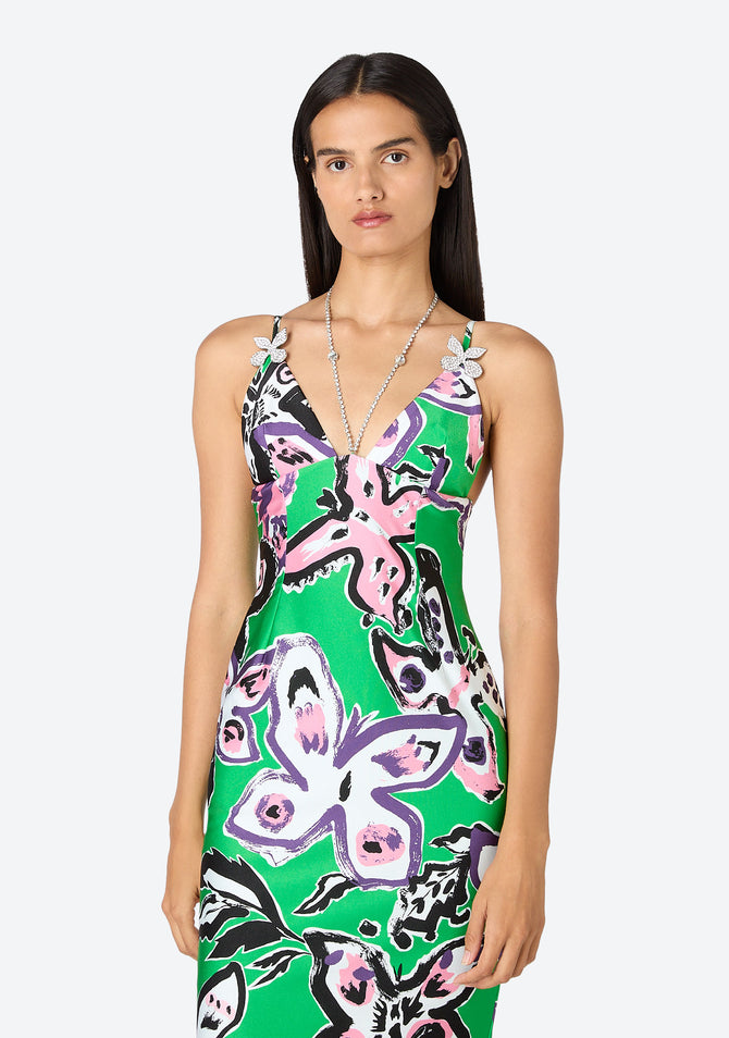 Butterfly print maxi on sale dress