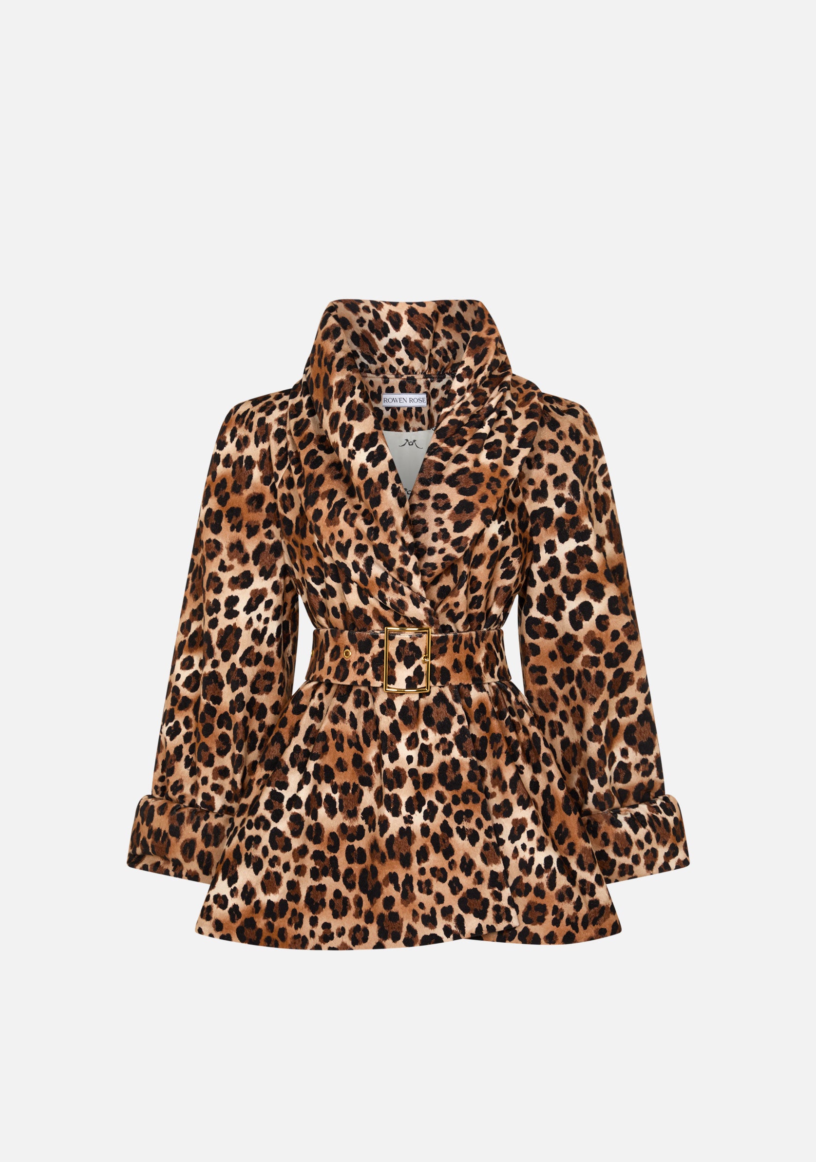 Leopard Velvet Coat