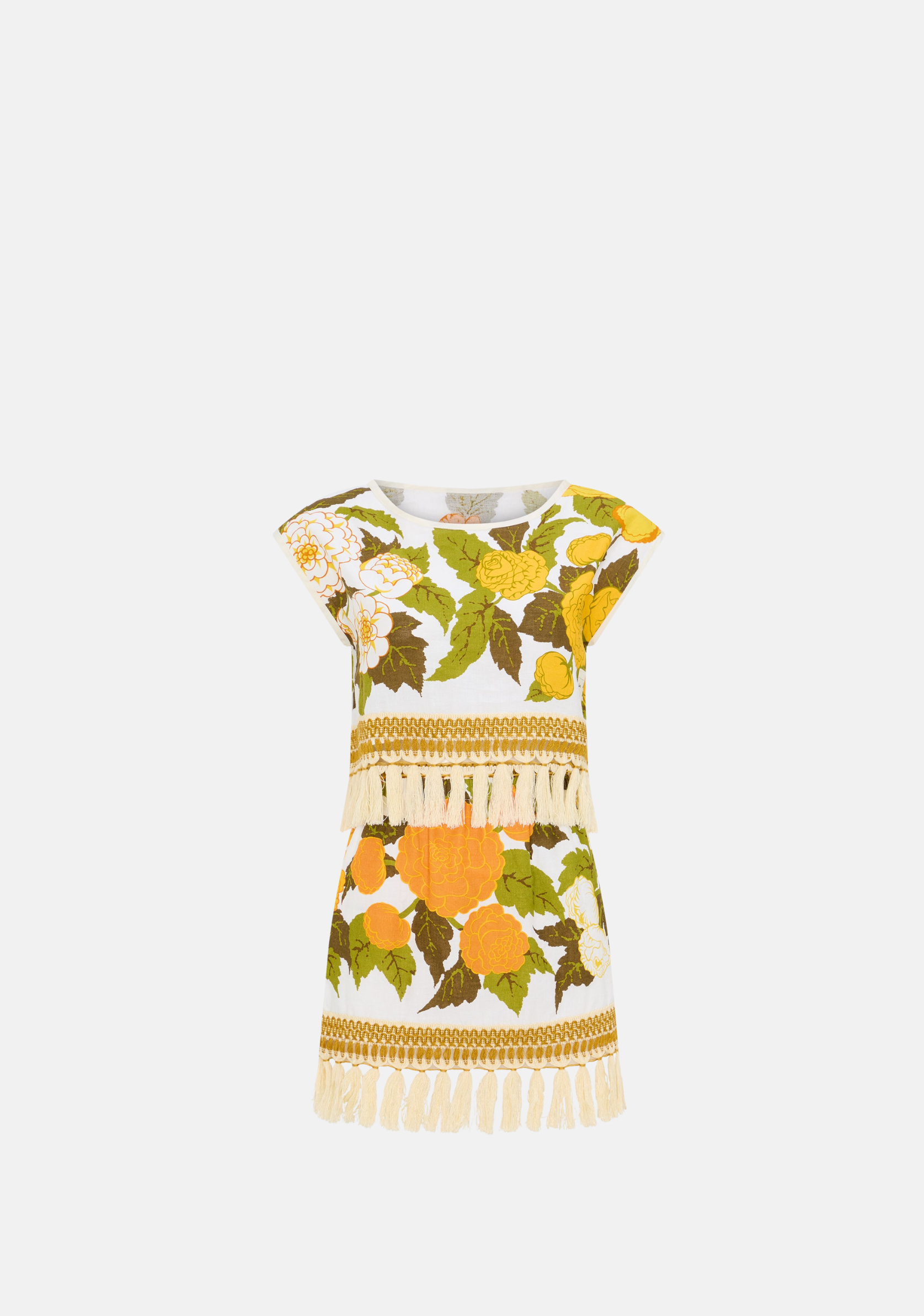 Let's Cook Together Orange Floral Set