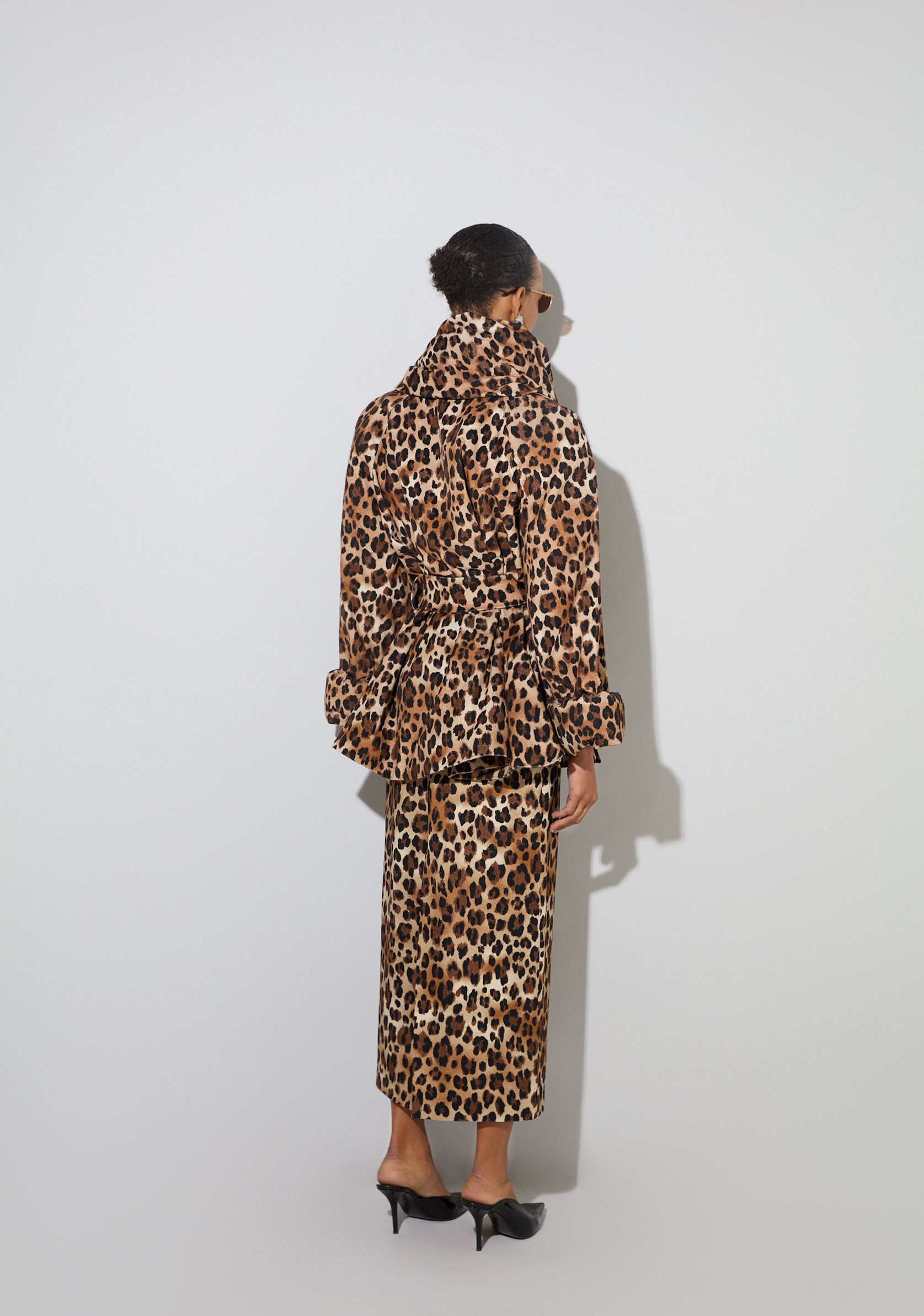 Leopard Velvet Coat