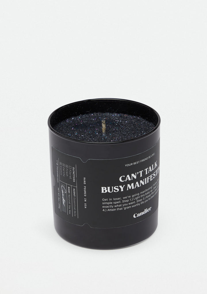 Cant Talk Busy Manifesting Candle