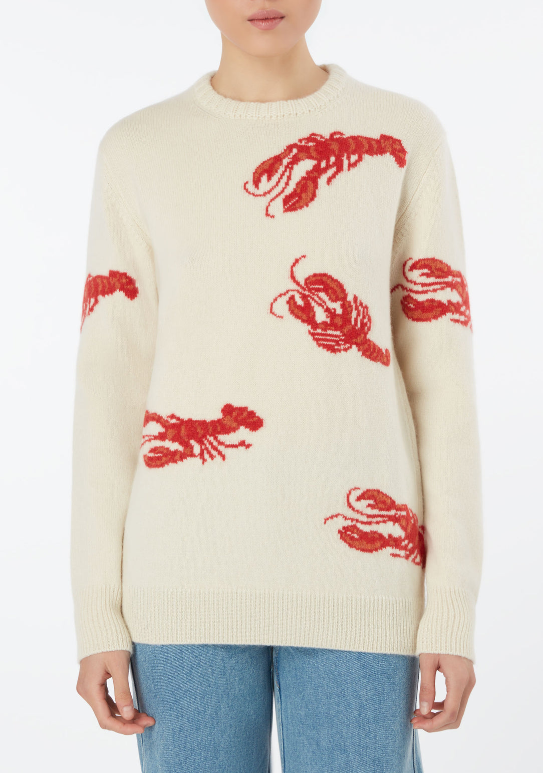 J crew clearance lobster sweater