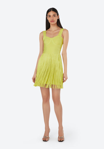 Herve leger 2024 yellow dress